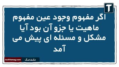 اگر مفهوم وجود عین مفهوم ماهیت یا جزو آن بود آیا مشکل و مسئله ای پیش می آمد