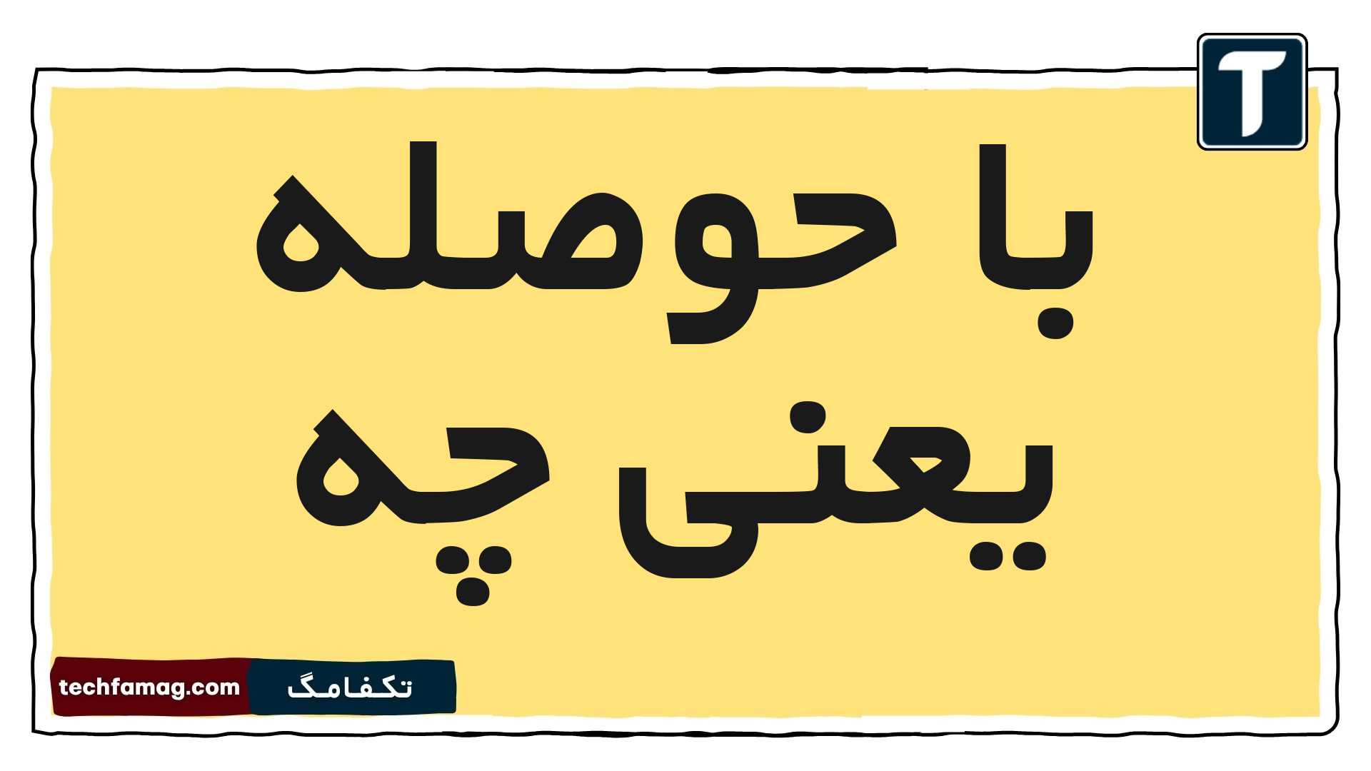 با حوصله یعنی چه