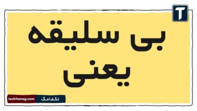 بی سلیقه یعنی