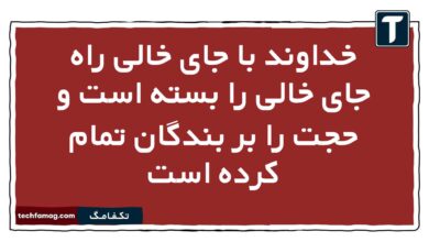 خداوند با جای خالی راه جای خالی را بسته است و حجت را بر بندگان تمام کرده است
