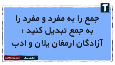 جمع را به مفرد و مفرد را به جمع تبدیل کنید : آزادگان ارمغان یلان و ادب