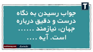 جواب رسیدن به نگاه درست و دقیق درباره جهان، نیازمند ...... است. آیه