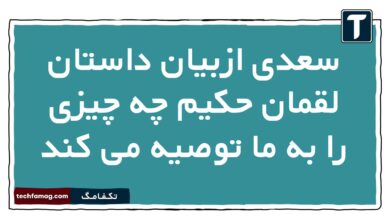 سعدی ازبیان داستان لقمان حکیم چه چیزی را به ما توصیه می کند