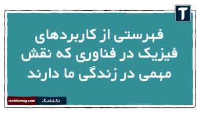 فهرستی از کاربردهای فیزیک در فناوری که نقش مهمی در زندگی ما دارند فیزیک دهم