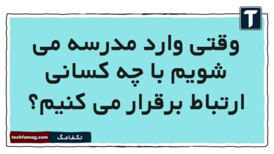 وقتی وارد مدرسه می شویم با چه کسانی ارتباط برقرار می کنیم مطالعات پنجم