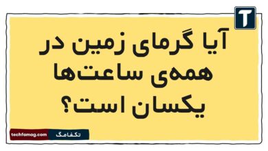 گرمای زمین در همه‌ی ساعت‌ها یکسان نیست