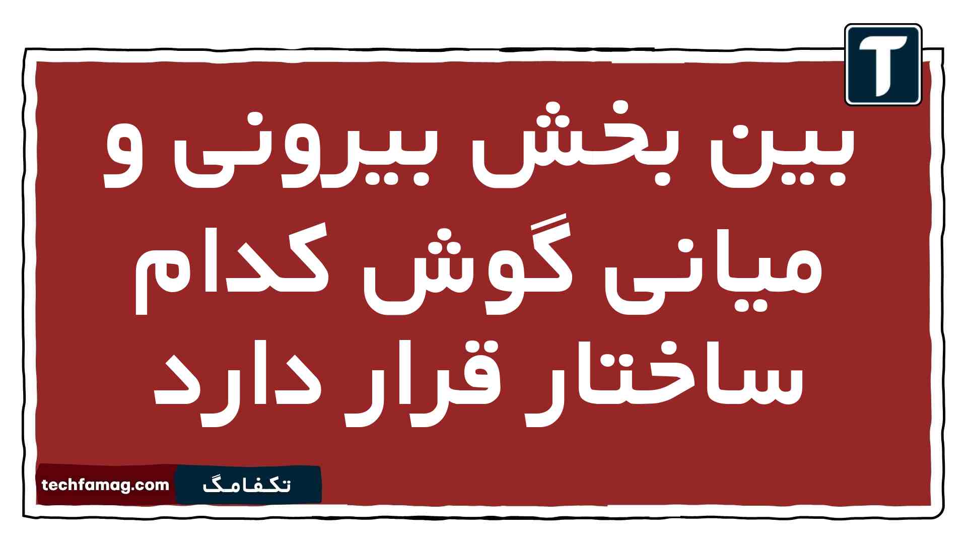 بین بخش بیرونی و میانی گوش کدام ساختار قرار دارد زیست یازدهم