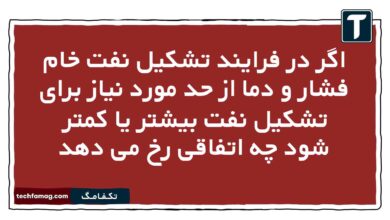 اگر در فرایند تشکیل نفت خام فشار و دما از حد مورد نیاز برای تشکیل نفت بیشتر یا کمتر شود چه اتفاقی رخ می دهد