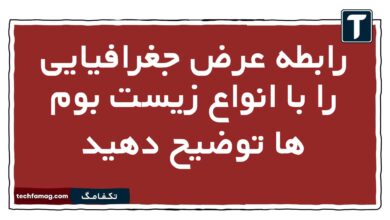 رابطه عرض جغرافیایی را با انواع زیست بوم ها توضیح دهید