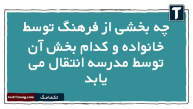 چه بخشی از فرهنگ توسط خانواده و کدام بخش آن توسط مدرسه انتقال می یابد