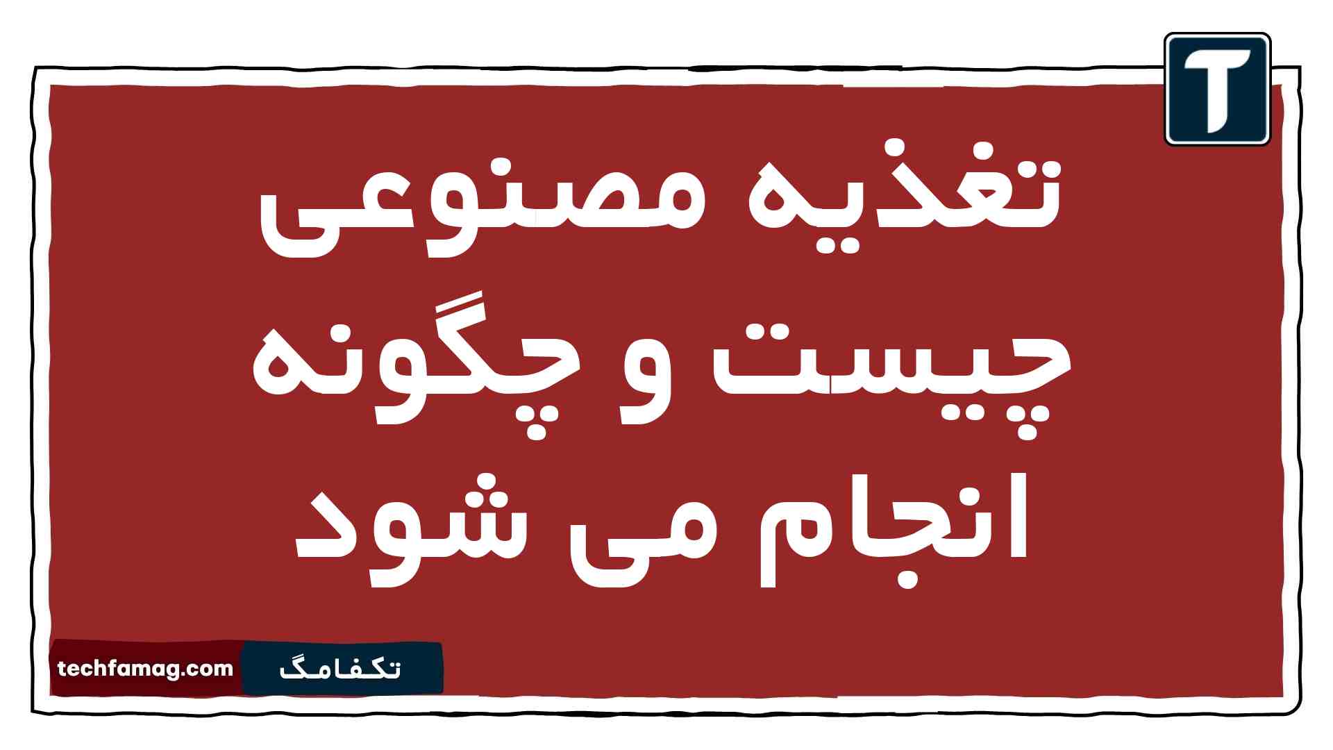تغذیه مصنوعی چیست و چگونه انجام می شود
