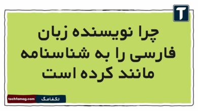 چرا نویسنده زبان فارسی را به شناسنامه مانند کرده است فارسی ششم